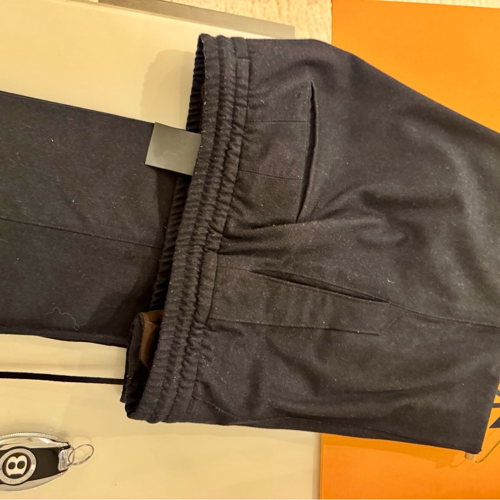 Zegna men’s 14 milmil 14 cross jogger wool pants